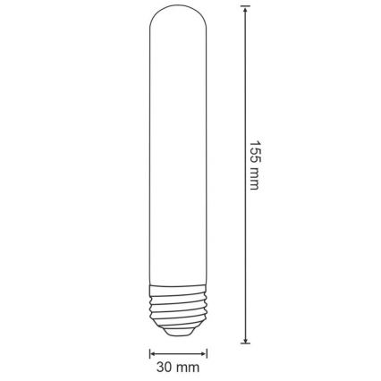 LED Žarulja VINTAGE E27/4W/230V 3000K