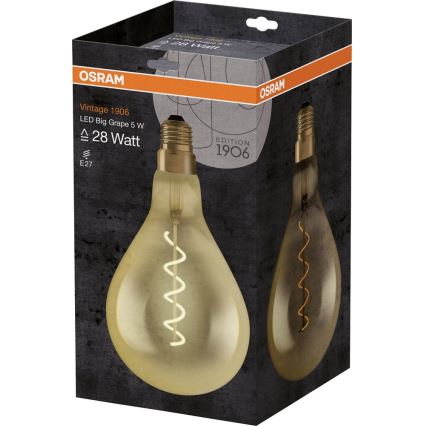 LED Žarulja VINTAGE E27/5W/230V - Osram