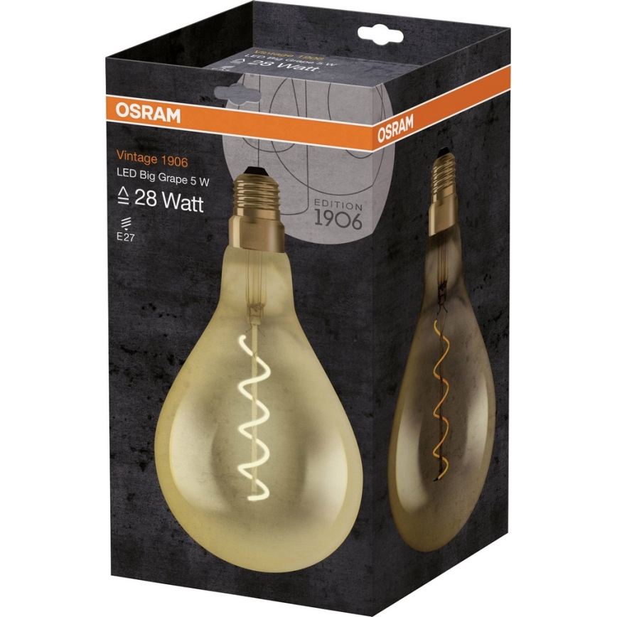 LED Žarulja VINTAGE E27/5W/230V - Osram
