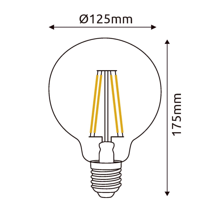 LED Žarulja E27/7W/230V 4000K - Globo