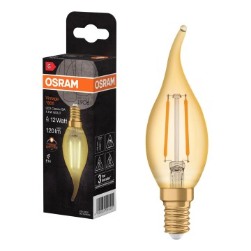 LED žarulja Vintage filament E14, 1,5 W, 230 V, 2400 K - Osram