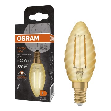 LED žarulja VINTAGE FILAMENT E14/2,5W/230V 2400K - Osram