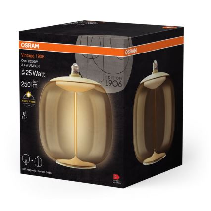 LED Žarulja VINTAGE FILAMENT E27/3,4W/230V 2700K - Osram