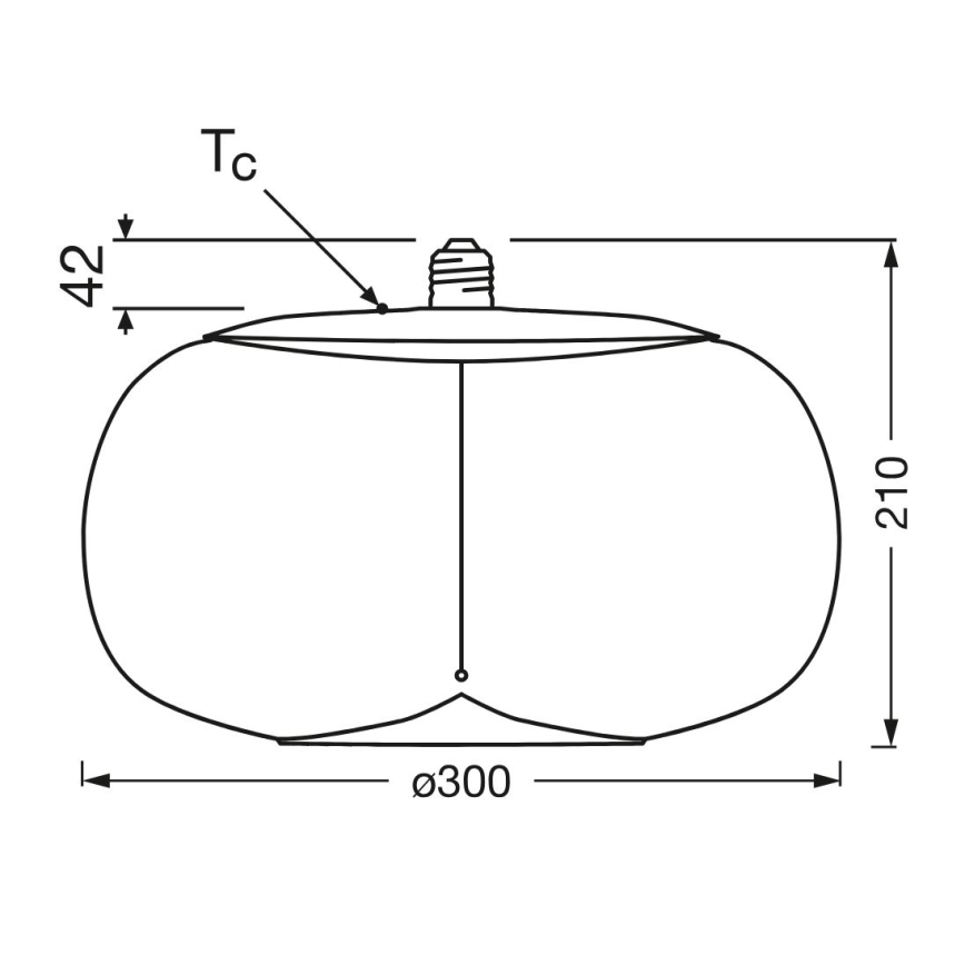 LED Žarulja VINTAGE FILAMENT E27/4W/230V 1800K dimna - Osram