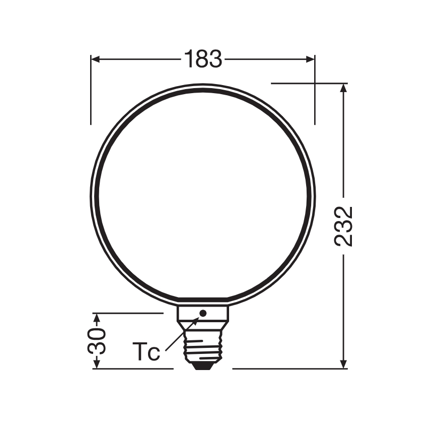 LED žarulja s mogućnošću prigušivanja VINTAGE FILAMENT E27/4W/230V 1800K - Osram