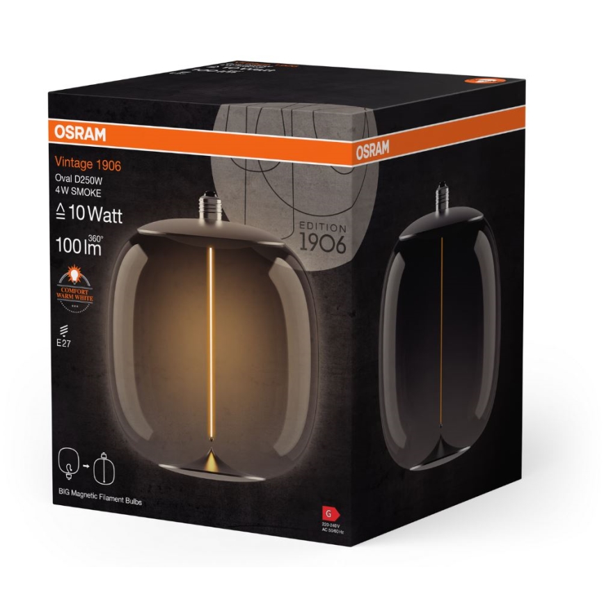 LED Žarulja VINTAGE FILAMENT E27/4W/230V 2700K dimna - Osram