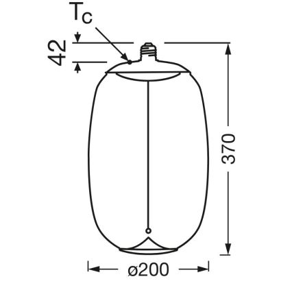 LED Žarulja VINTAGE FILAMENT E27/4W/230V 2700K - Osram