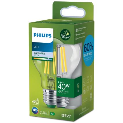 LED Žarulja VINTAGE Philips A60 E27/2,3W/230V 4000K