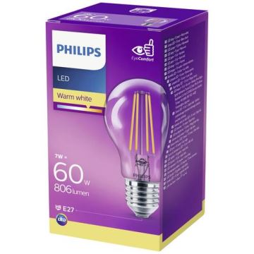 LED Žarulja VINTAGE Philips A60 E27/7W/230V 2700K