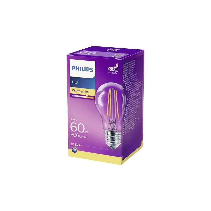 LED Žarulja VINTAGE Philips A60 E27/7W/230V 2700K