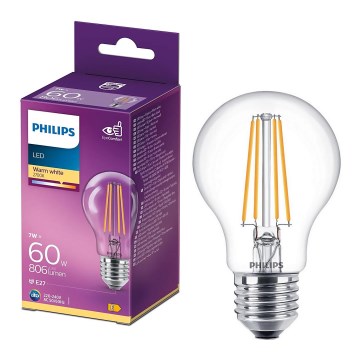 LED Žarulja VINTAGE Philips A60 E27/7W/230V 2700K