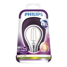 LED Žarulja VINTAGE Philips E14/2,3W/230V 2700K