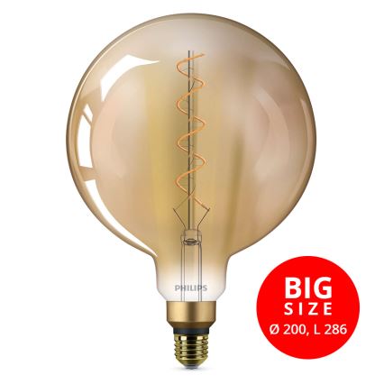 LED Žarulja VINTAGE Philips E27/4,5W/230V 1800K