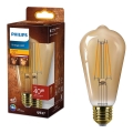 LED Žarulja VINTAGE Philips ST64 E27/7W/230V 1800K