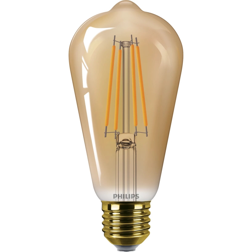 LED Žarulja VINTAGE Philips ST64 E27/7W/230V 1800K