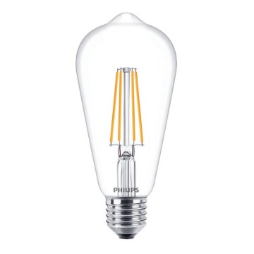 LED Žarulja VINTAGE Philips ST64 E27/7W/230V 2700K
