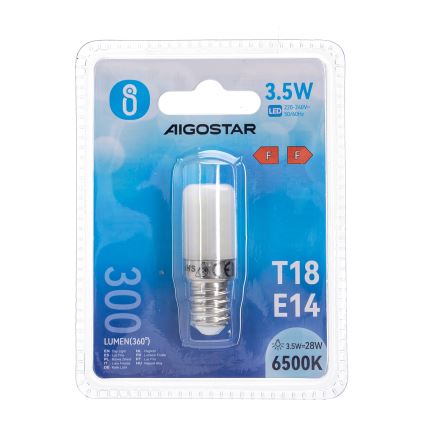 LED Žarulja za hladnjak T18 E14/3,5W/230V 6500K - Aigostar