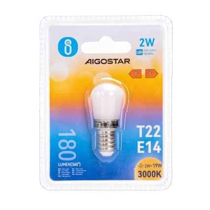 LED Žarulja za hladnjak T22 E14/2W/230V 3000K - Aigostar