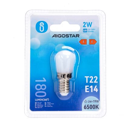 LED Žarulja za hladnjak T22 E14/2W/230V 6500K - Aigostar