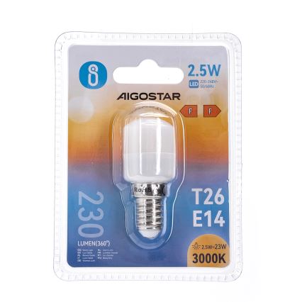 LED Žarulja za hladnjak T26 E14/2,5W/230V 3000K - Aigostar