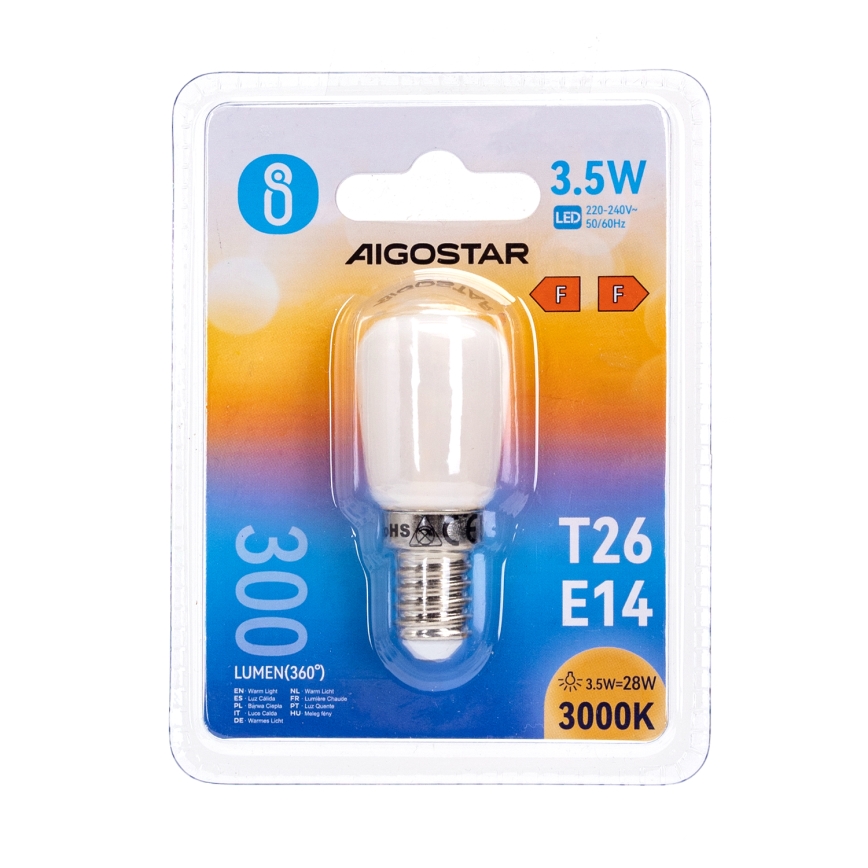 LED Žarulja za hladnjak T26 E14/3,5W/230V 3000K - Aigostar