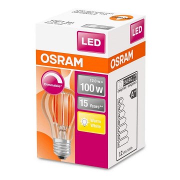 LED žarulja za prigušivanje VINTAGE E27/12W/230V - Osram