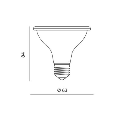 LED Žarulja za rast biljaka PLANTY E27/7W/230V 1200K bijela