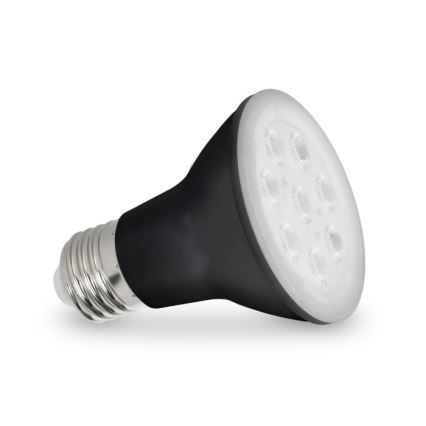 LED Žarulja za rast biljaka PLANTY E27/7W/230V 1200K crna
