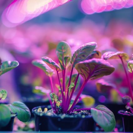 LED Žarulja za rast biljaka PLANTY E27/9W/230V 1200K crna