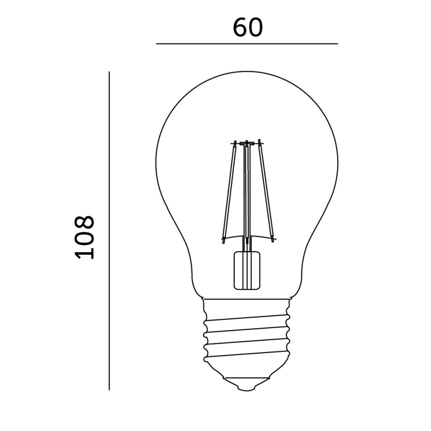 LED Žarulja za rast biljaka VITABLOOM E27/8W/230V 1200K - Brilagi