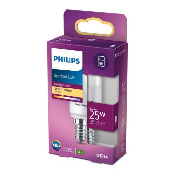 LED Žaruljica za hladnjak Philips T25L E14/3,2W/230V 2700K