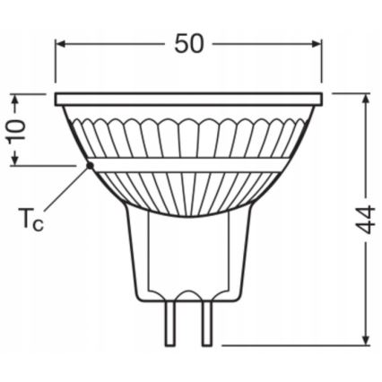LED dimabilna reflektorska žarulja MR16 GU5,3/6,8W/12V 4000K 36° CRI 90 - Ledvance