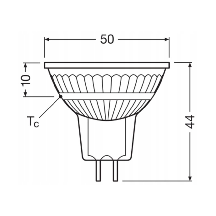 LED dimabilna reflektorska žarulja MR16 GU5,3/6,8W/12V 4000K 36° CRI 90 - Ledvance