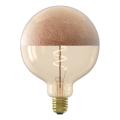LED zatamnjujuća filamentna žarulja s kupolom G125 E27/4W/230V 1800K bakrena CRI 90