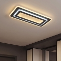 LED Zatemnjiva stropna svjetiljka LED/85W/230V 3000-6500K crna + daljinski upravljač