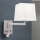 LED Zidna lampa CARLTON 1xE27/40W/230V + LED/3W bijela/mat krom