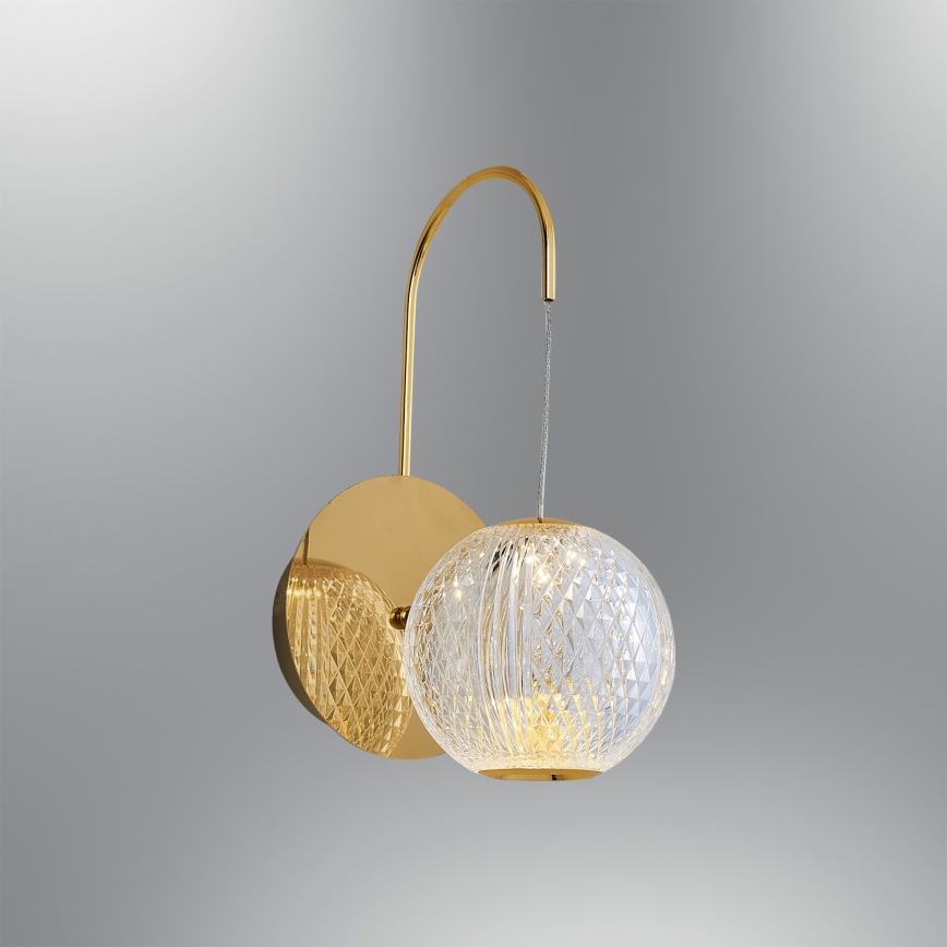 LED Zidna lampa CREMONA LED/5W/230V 3000K zlatna