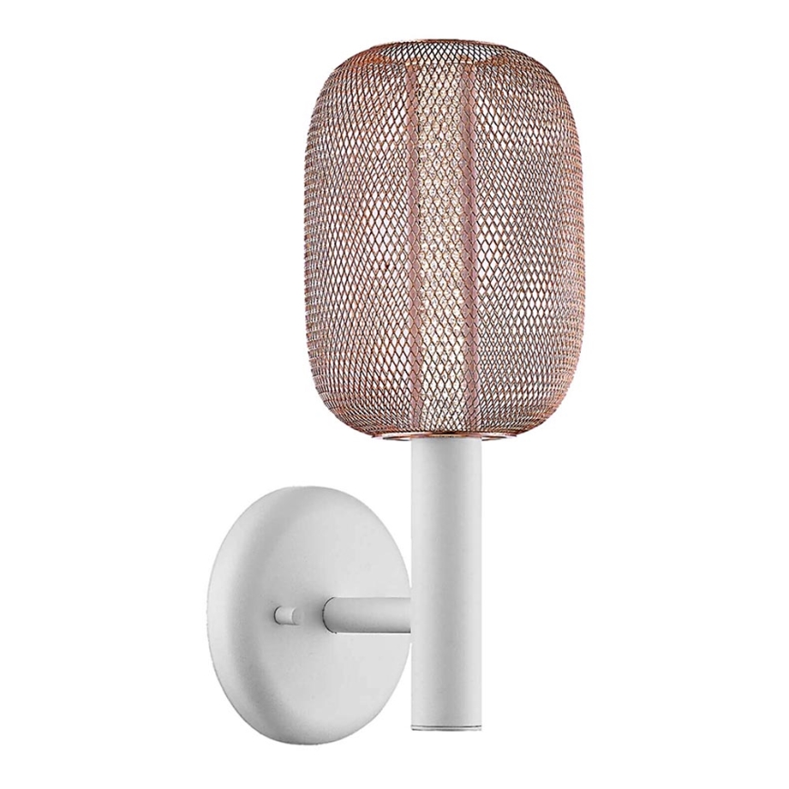 LED Zidna lampa HOLD LED/5W/230V rose gold/bijela