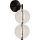 LED zidna lampa PLAYA LED/10W/230V crna