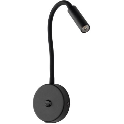 LED Zidna lampa s USB portom LAGOS 1xG9/3W/5V 4000K crna