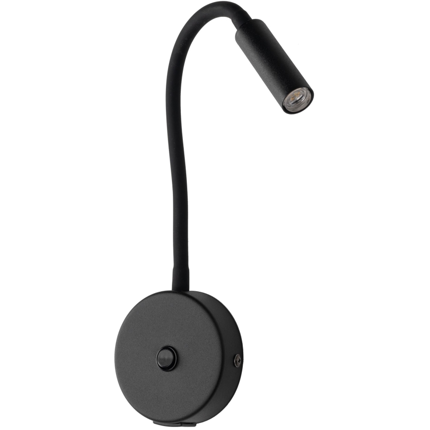 LED Zidna lampa s USB portom LAGOS 1xG9/3W/5V 4000K crna