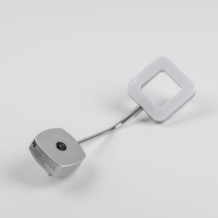 LED zidna lampica za utičnicu LED/3,2W/230V matni krom