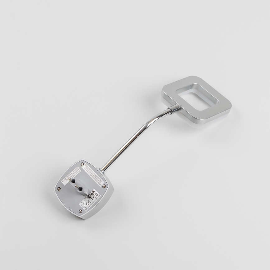 LED zidna lampica za utičnicu LED/3,2W/230V matni krom