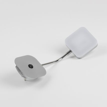 LED zidna lampica za utičnicu LED/3,2W/230V sjajni krom