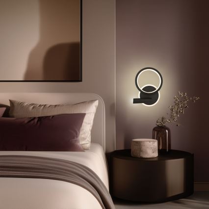 LED Zidna reflektorska lampa MONET LED/16W/230V crna