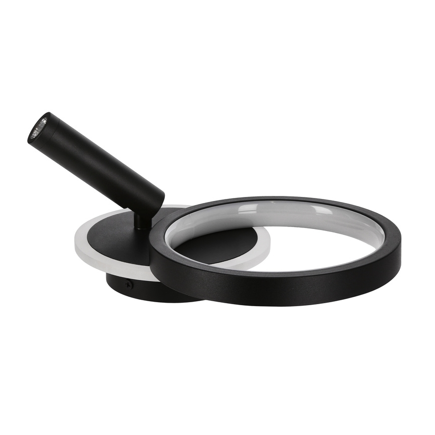 LED Zidna reflektorska lampa MONET LED/16W/230V crna