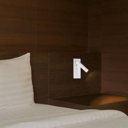 LED zidna reflektorska svjetiljka LED/2W/230V 3000K bijela