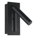 LED zidna reflektorska svjetiljka LED/2W/230V 3000K crna