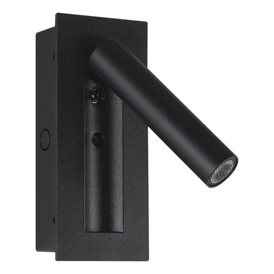 LED zidna reflektorska svjetiljka LED/2W/230V 3000K crna