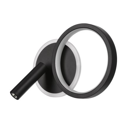 LED zidna reflektorska svjetiljka MONET LED/16W/230V crna